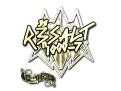 Sticker | r3salt (Gold) | Paris 2023