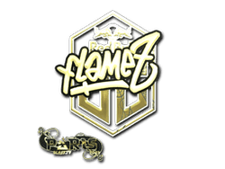 Sticker | FlameZ (Gold) | Paris 2023