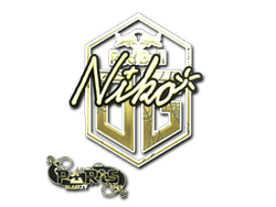 Sticker | niko (Gold)  | Paris 2023
