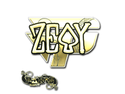 Sticker | zevy (Gold) | Paris 2023
