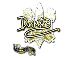 Sticker | DemQQ (Gold) | Paris 2023