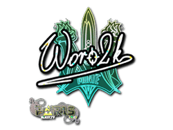 Sticker | Woro2k (Glitter) | Paris 2023