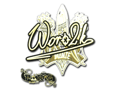 Sticker | Woro2k (Gold) | Paris 2023