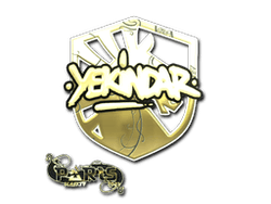 Sticker | YEKINDAR (Gold) | Paris 2023