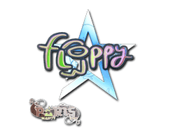 Sticker | floppy (Holo) | Paris 2023