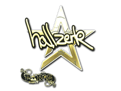 Sticker | hallzerk (Gold) | Paris 2023