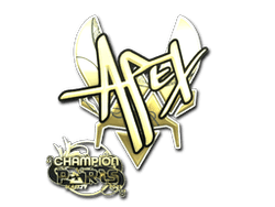 Sticker | apEX (Gold, Champion) | Paris 2023