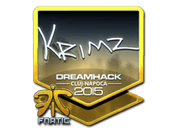 Sticker | KRIMZ (Foil) | Cluj-Napoca 2015