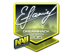 Sticker | flamie (Foil) | Cluj-Napoca 2015